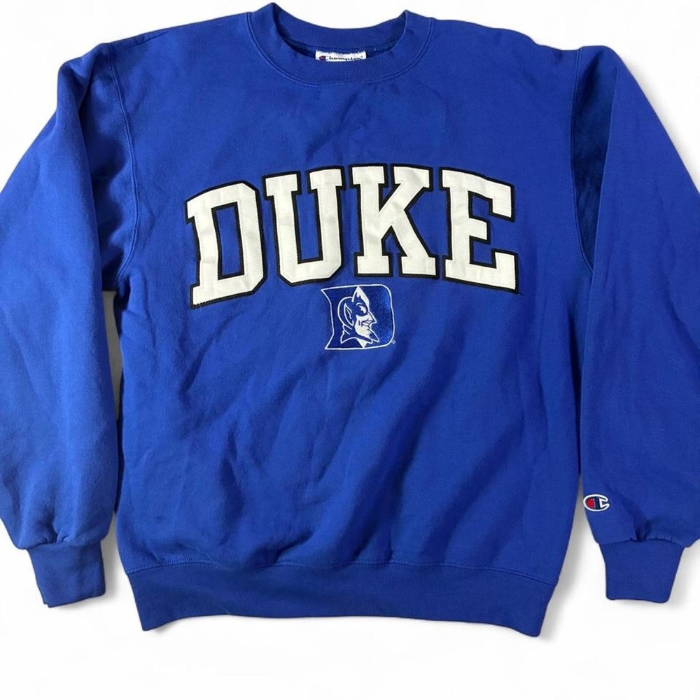 NWOT. Vintage/Y2K Champion Duke University Blue Crewneck Sweatshirt. Size: Small